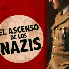 El ascenso de los nazis: un hombre con uniforme nazi y brazalete con esvástica.